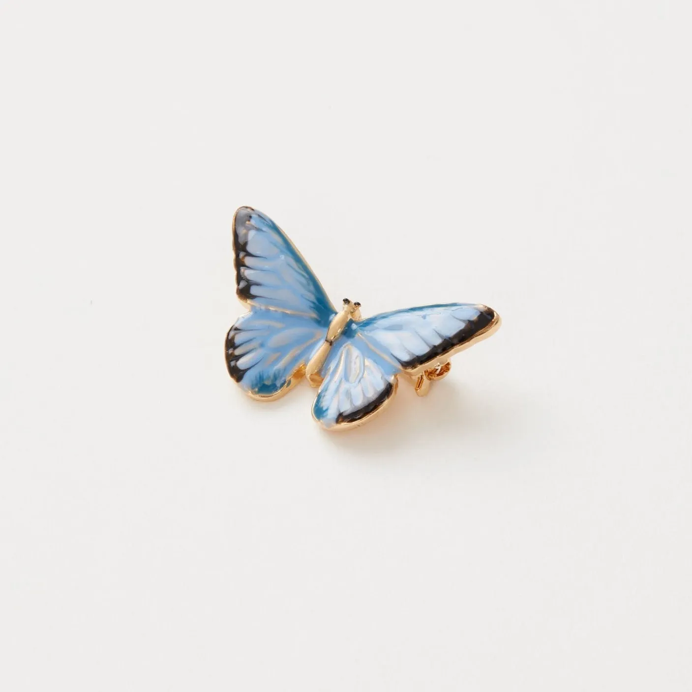 Blue Butterfly Brooch