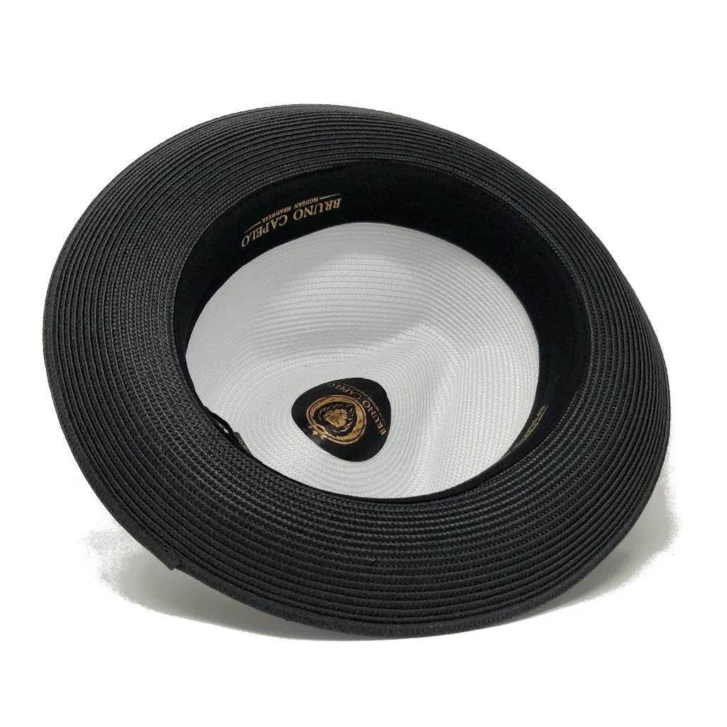 Bruno Capelo Salvatore Pinch Front Straw Fedora