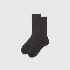 CABLE KNIT S DRESS SOCKS