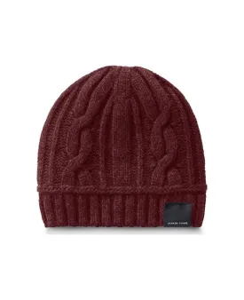 Cable Toque Womens Elderberry