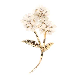 Carolina Herrera Cluster Enamel Flower Brooch