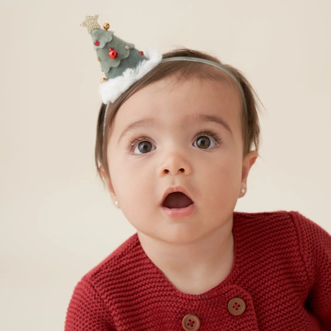 Christmas Tree Felt Baby Headband