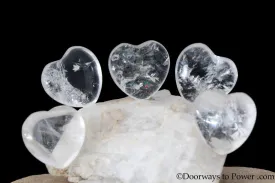 Clear Quartz Casa Crystal Heart Blessed & Energized