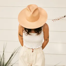 Isla Straw Fedora - Putty