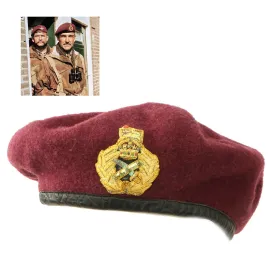 Original British Paratrooper Beret worn by Sean Connery as Maj. Gen. Roy Urquhart in "A Bridge Too Far"