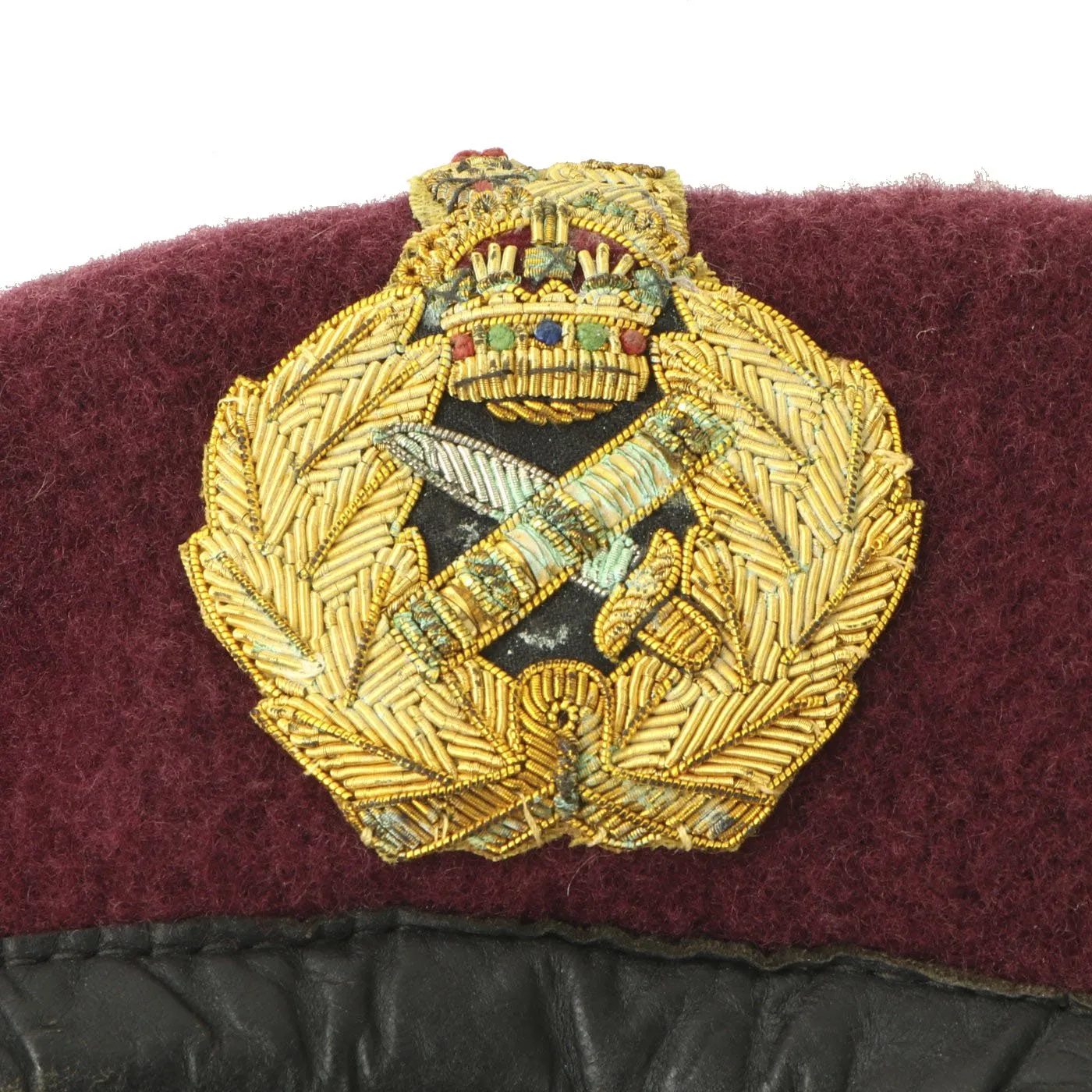 Original British Paratrooper Beret worn by Sean Connery as Maj. Gen. Roy Urquhart in "A Bridge Too Far"