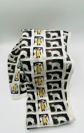 Polar bear and penguin Scarf