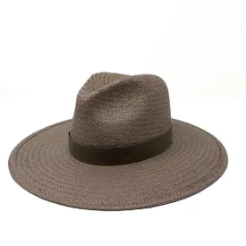 SAN SEBASTIAN PACKABLE STRAW FEDORA LIMESTONE