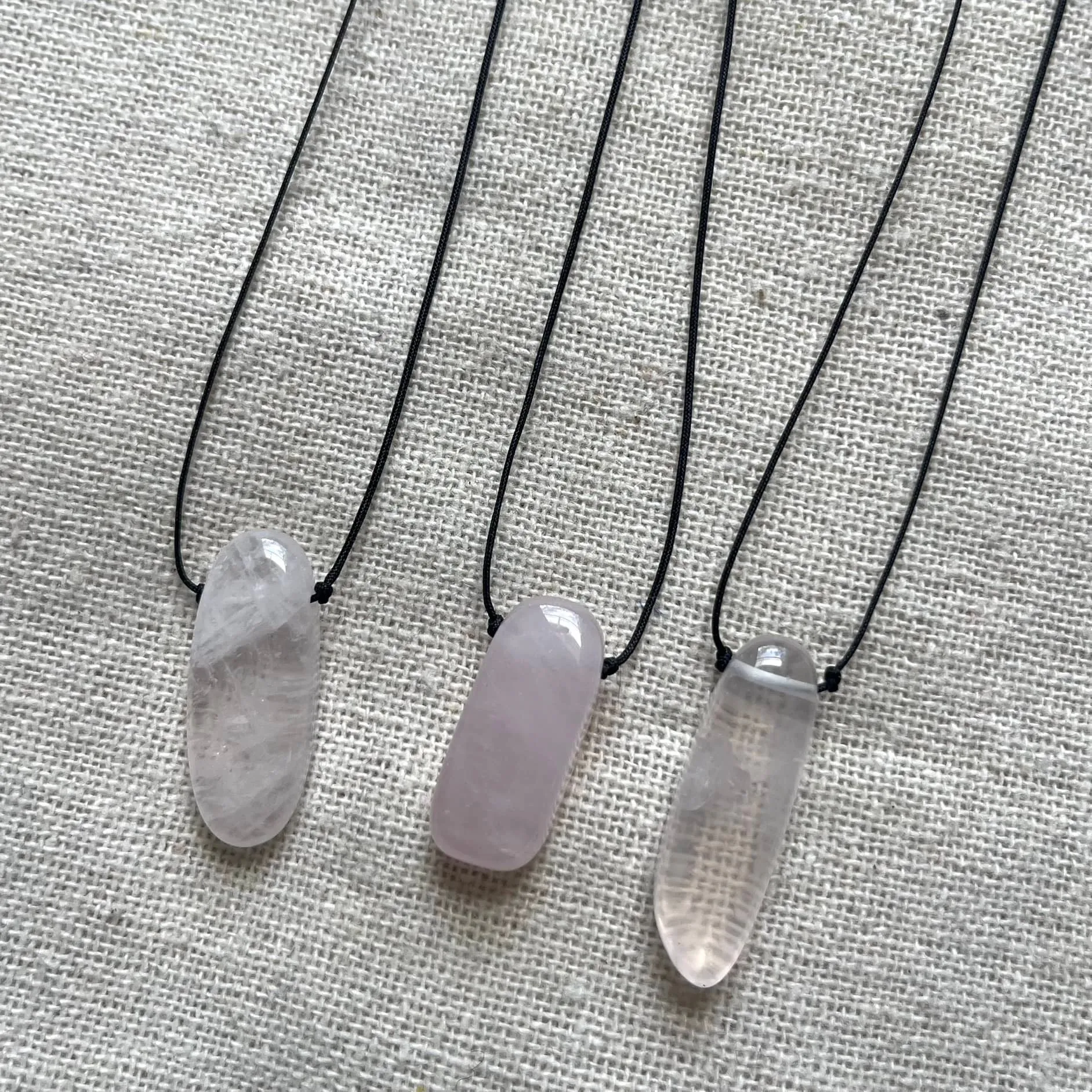 Treasure Pendant - Rose Quartz